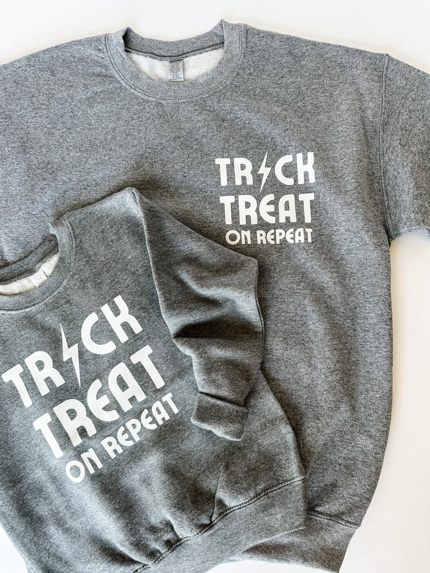 Trick Treat On Repeat Sweatshirt - ADULT