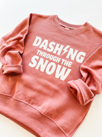 Dashing Through The Snow Sweatshirt