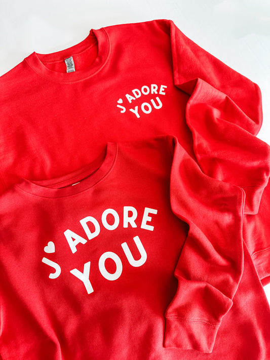 J'adore You Sweatshirt