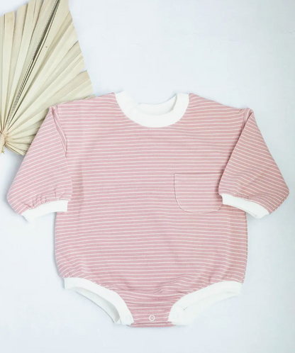 Organic Cotton Oversized Bubble Romper