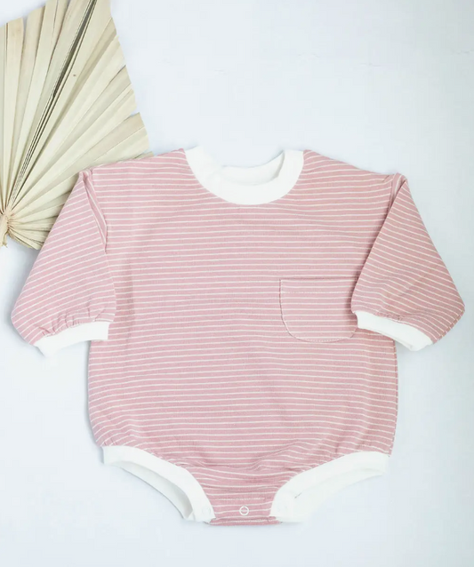 Organic Cotton Oversized Bubble Romper